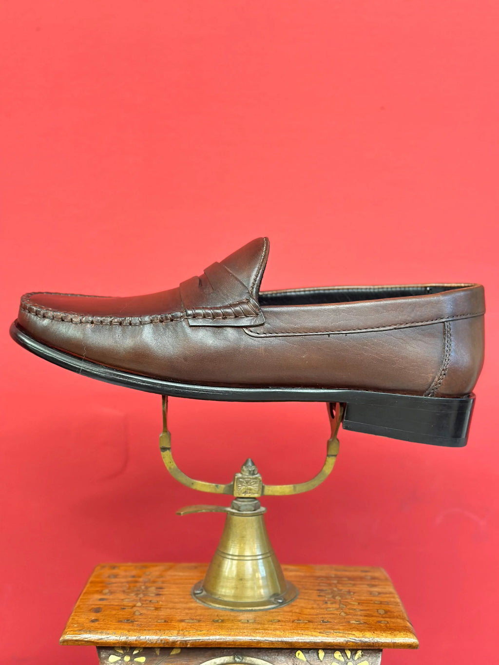 Brown Mocassin Handpainted Loafers