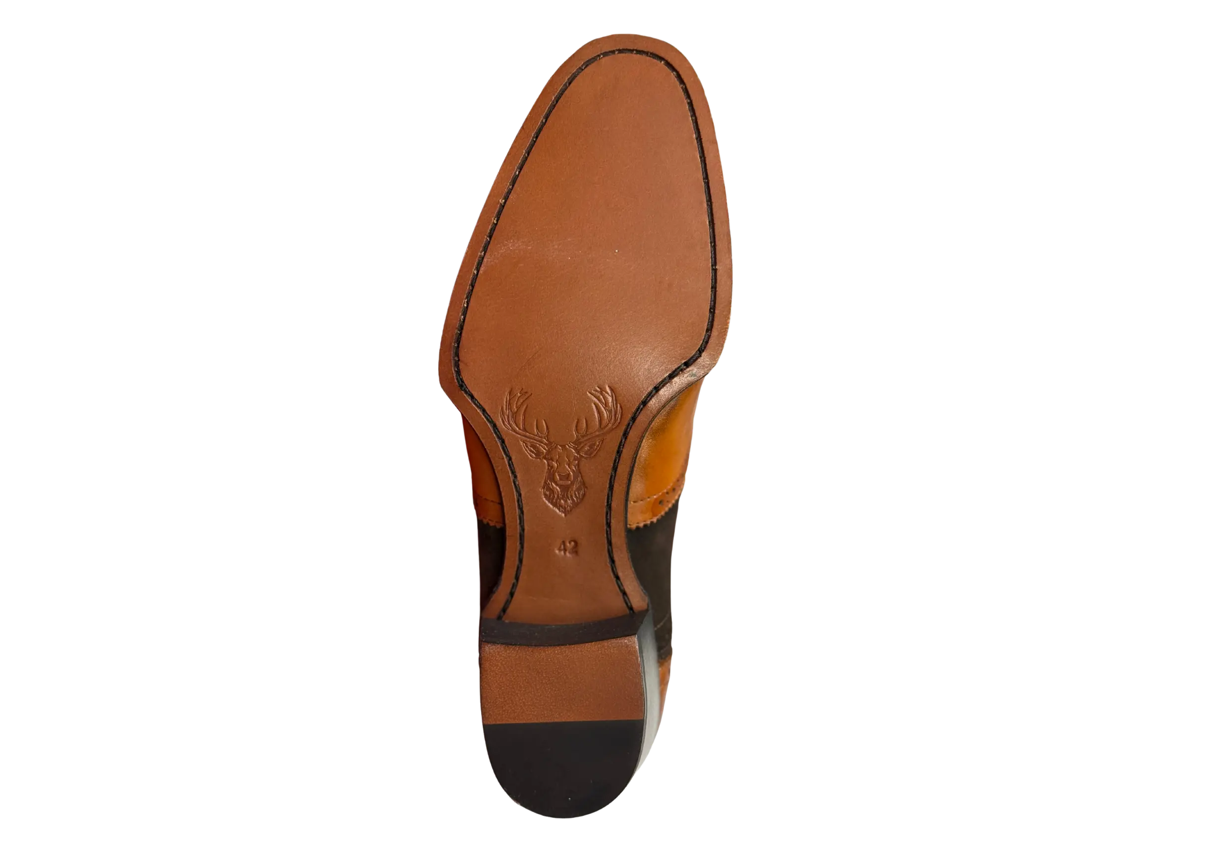 Tan Tag Leo Lace-up Boots Loafers