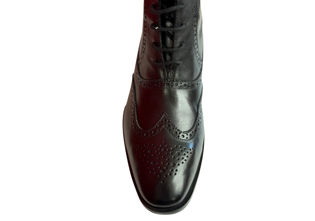 Black Tag Leo Lace-Up Boots Loafers
