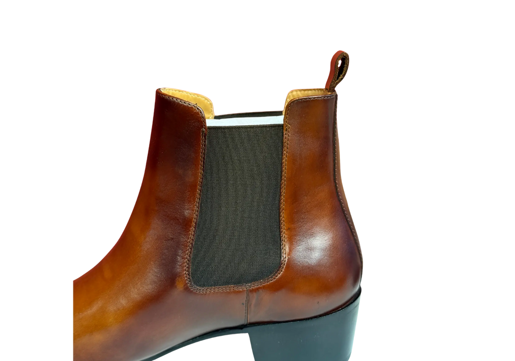 Tan Tag Leo Tag Chelsea Loafers