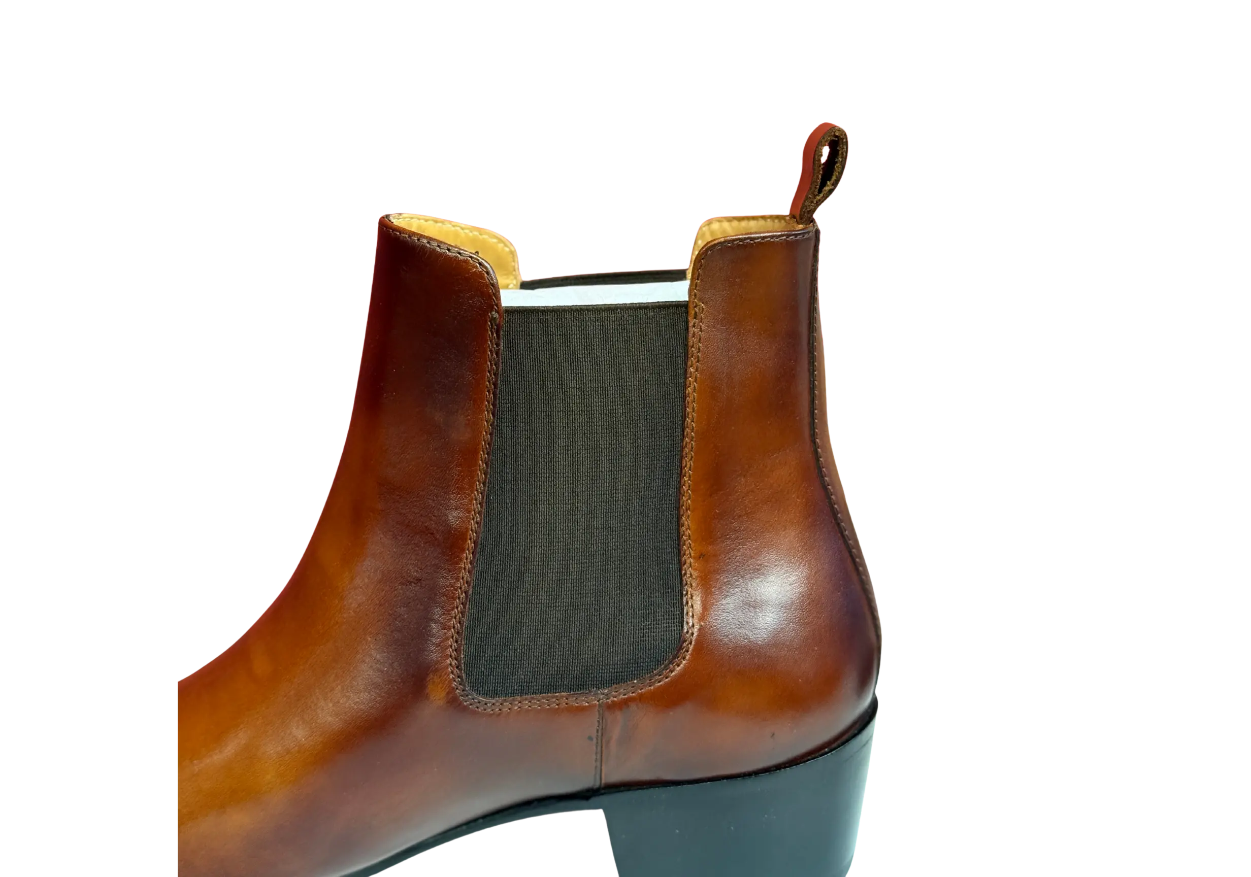 Tan Tag Leo Tag Chelsea Loafers