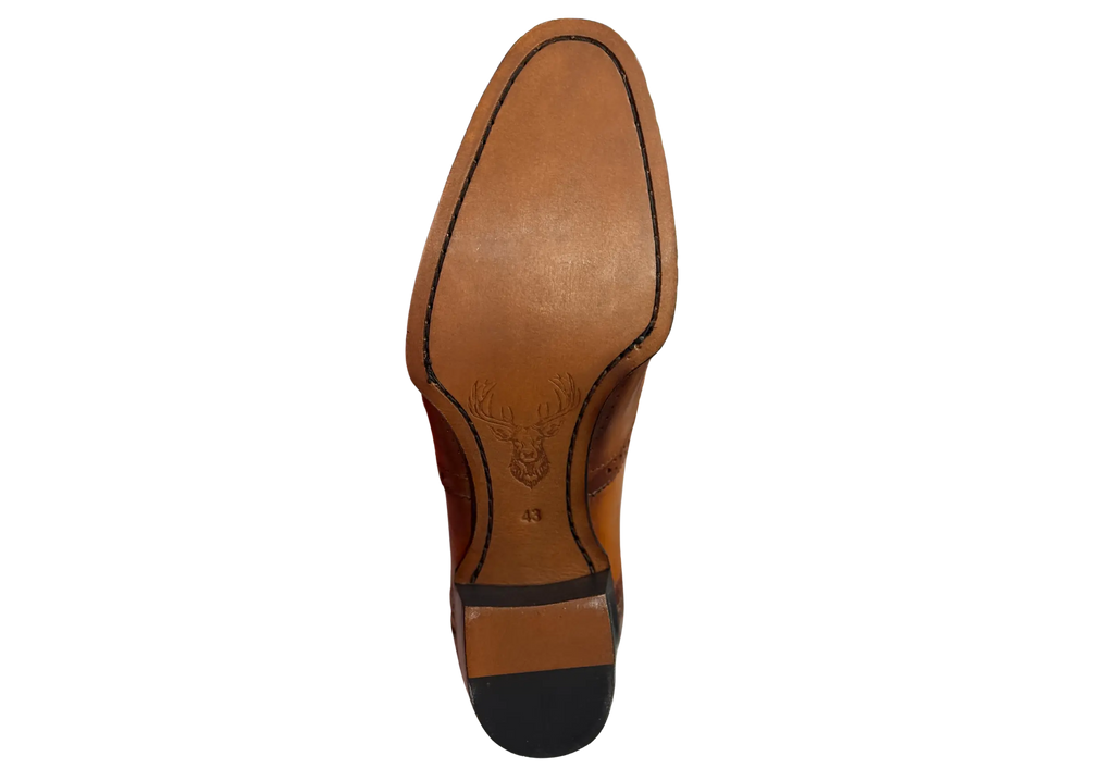 Brown Tag Leo Lace-Up Boots Loafers