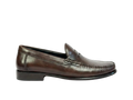 Brown Mocassin Handpainted Loafers