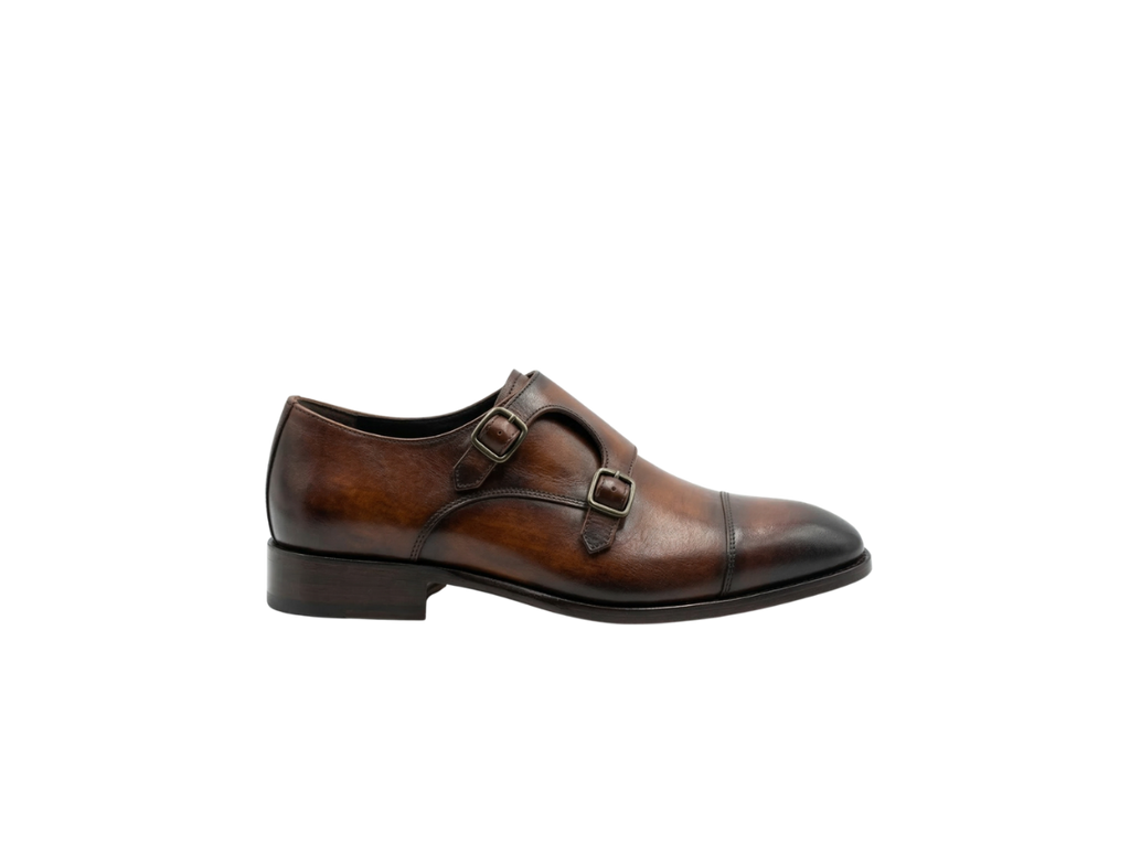 Brown Double Monk Straps