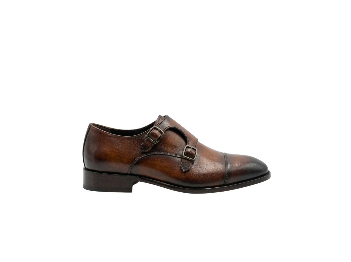 Brown Double Monk Straps