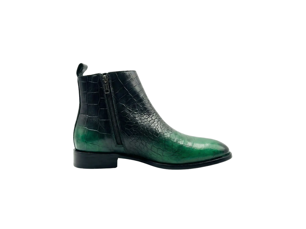 Green Croco Handpainted Chelsea