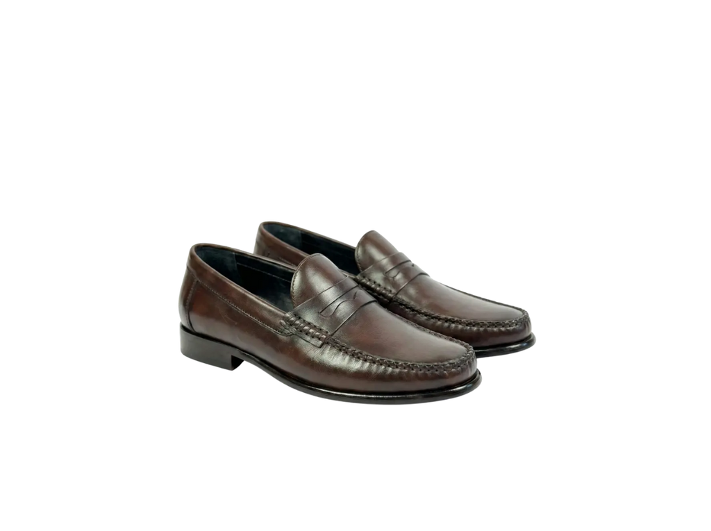 Brown Mocassin Handpainted Moccasin