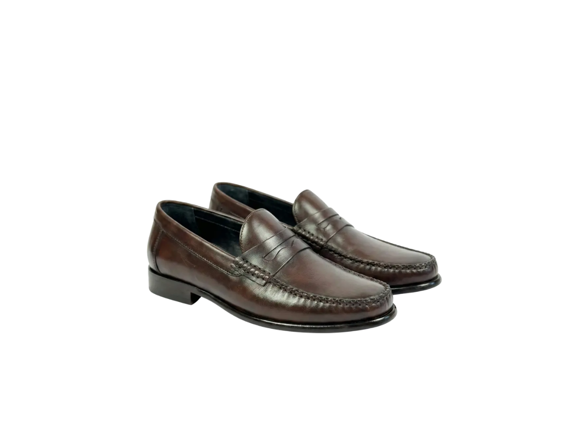 Brown Mocassin Handpainted Moccasin