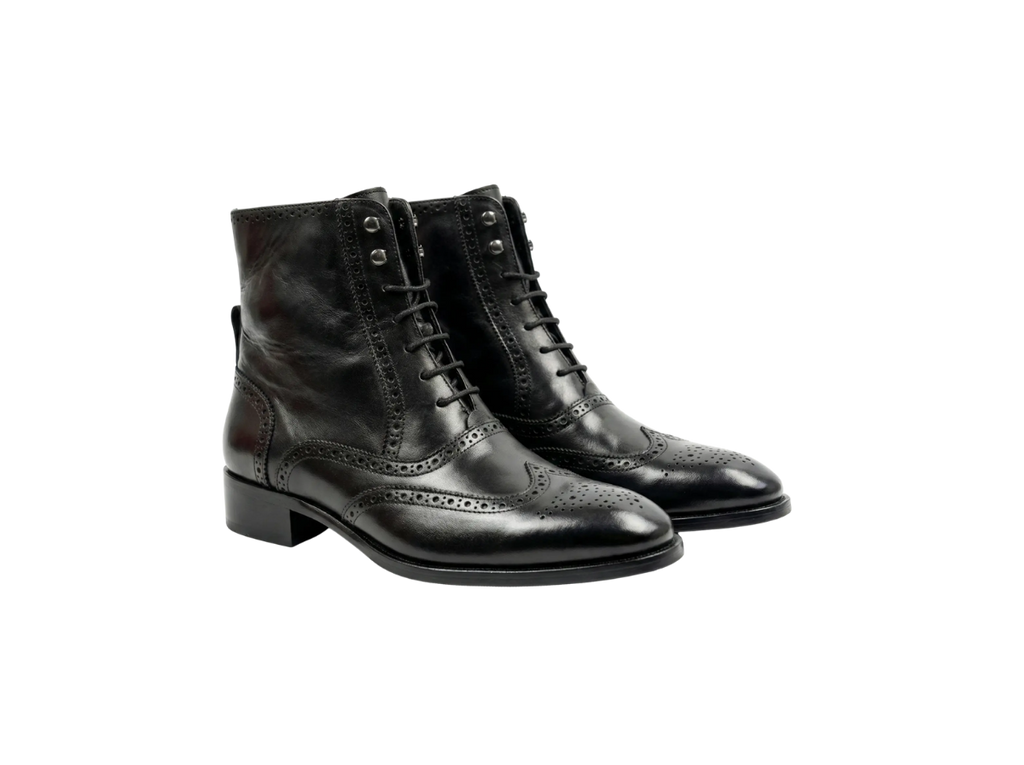 Black Tag Leo Lace-Up Boots