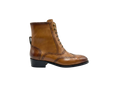 Brown Tag Leo Lace-Up Boots