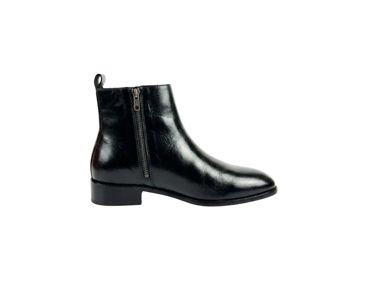 Black Softy Zipper Chelsea