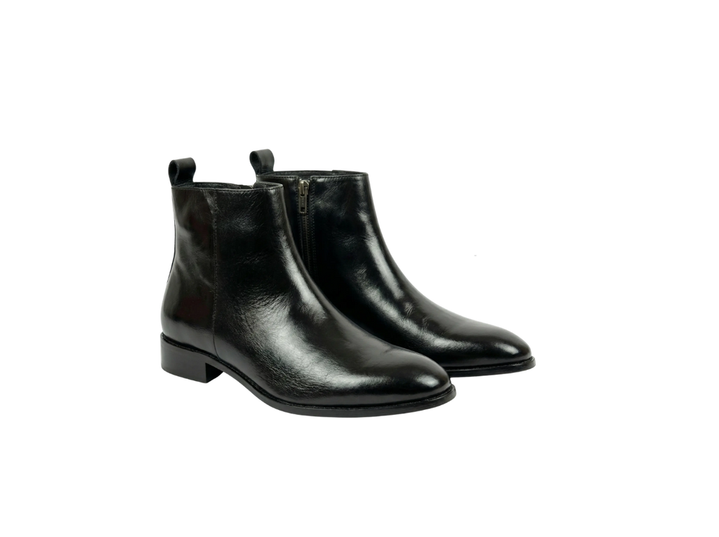 Black Softy Zipper Chelsea