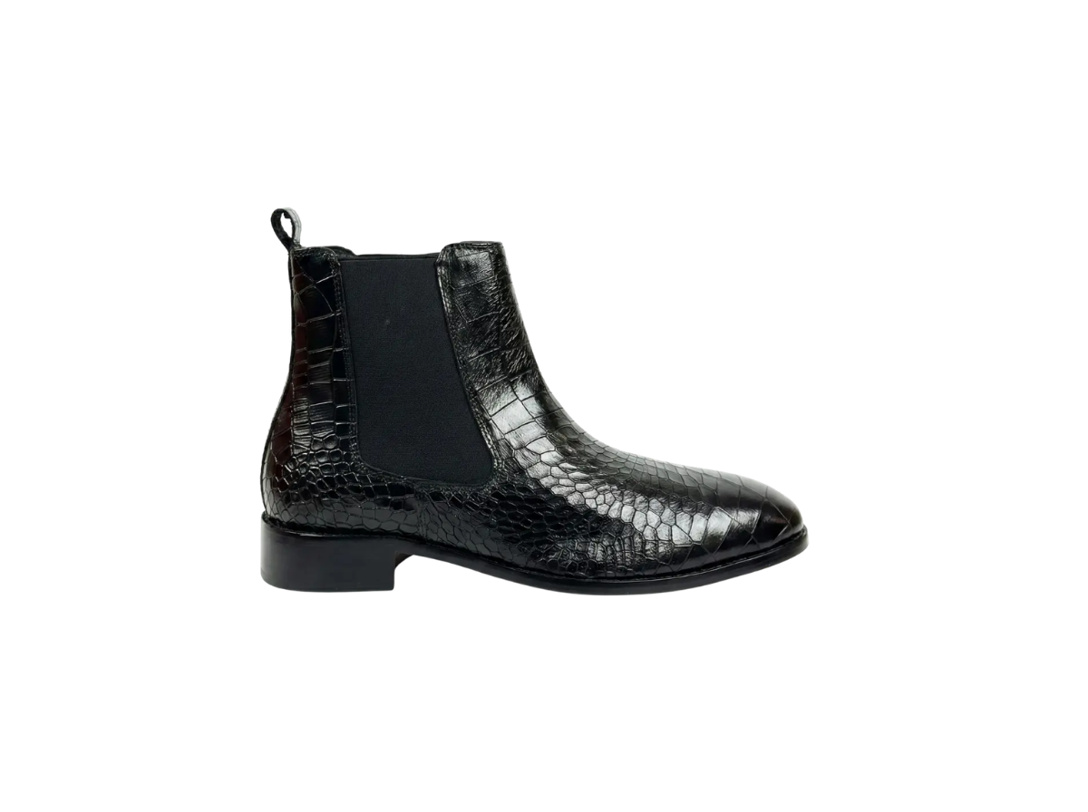 Black Croco Chelsea
