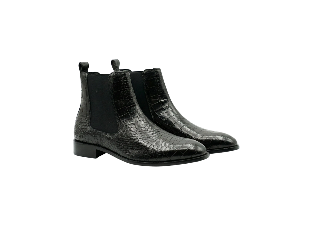 Black Croco Chelsea