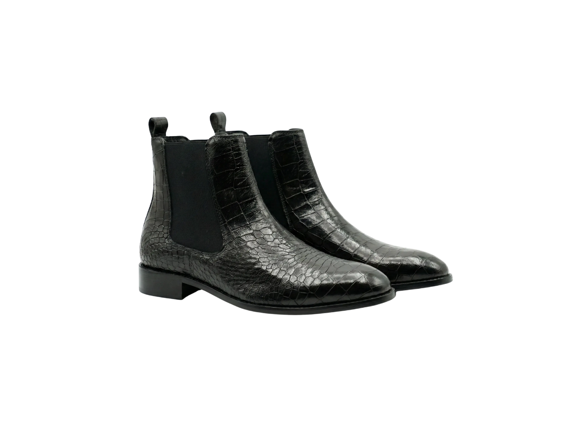 Black Croco Chelsea