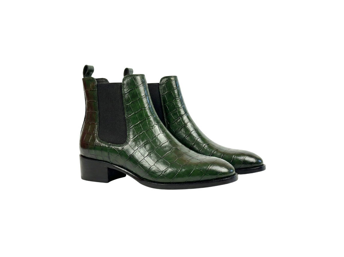 Green Croco Chelsea
