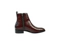 Cherry Croco Zipper Chelsea