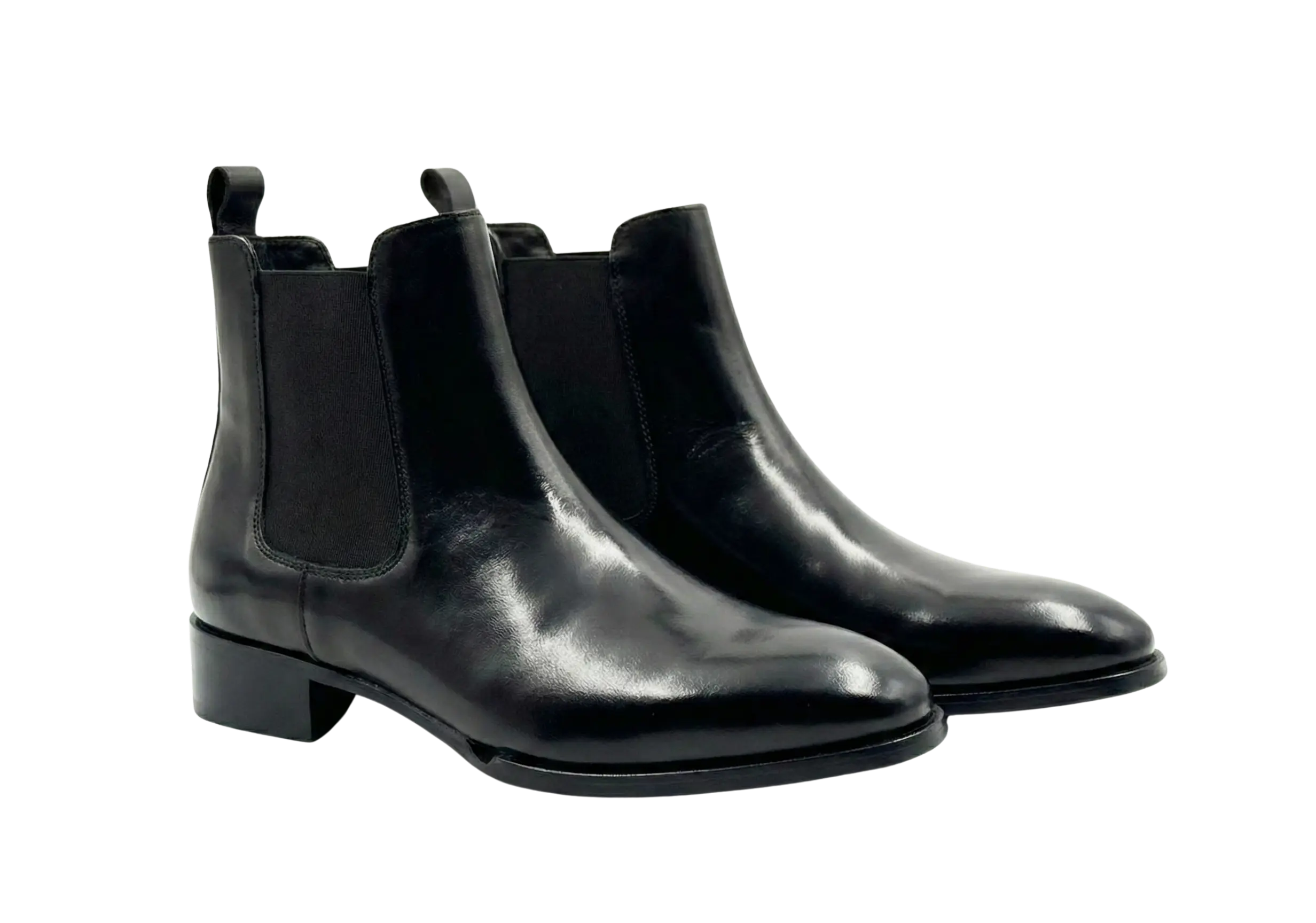 Black Tag Leo Chelsea Loafers