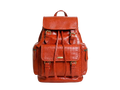 Red Croco Bagpack Loafers