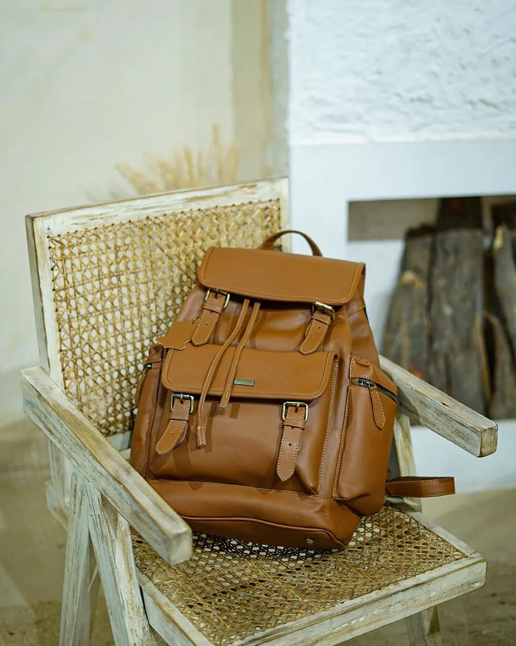 Camel Bagpack Loafers
