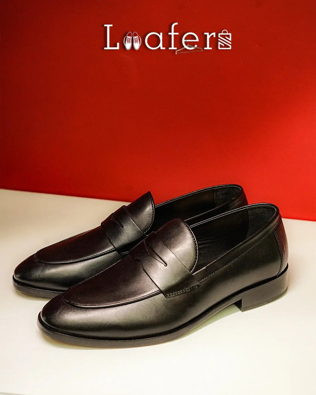 Black Luxe Loafers Loafers