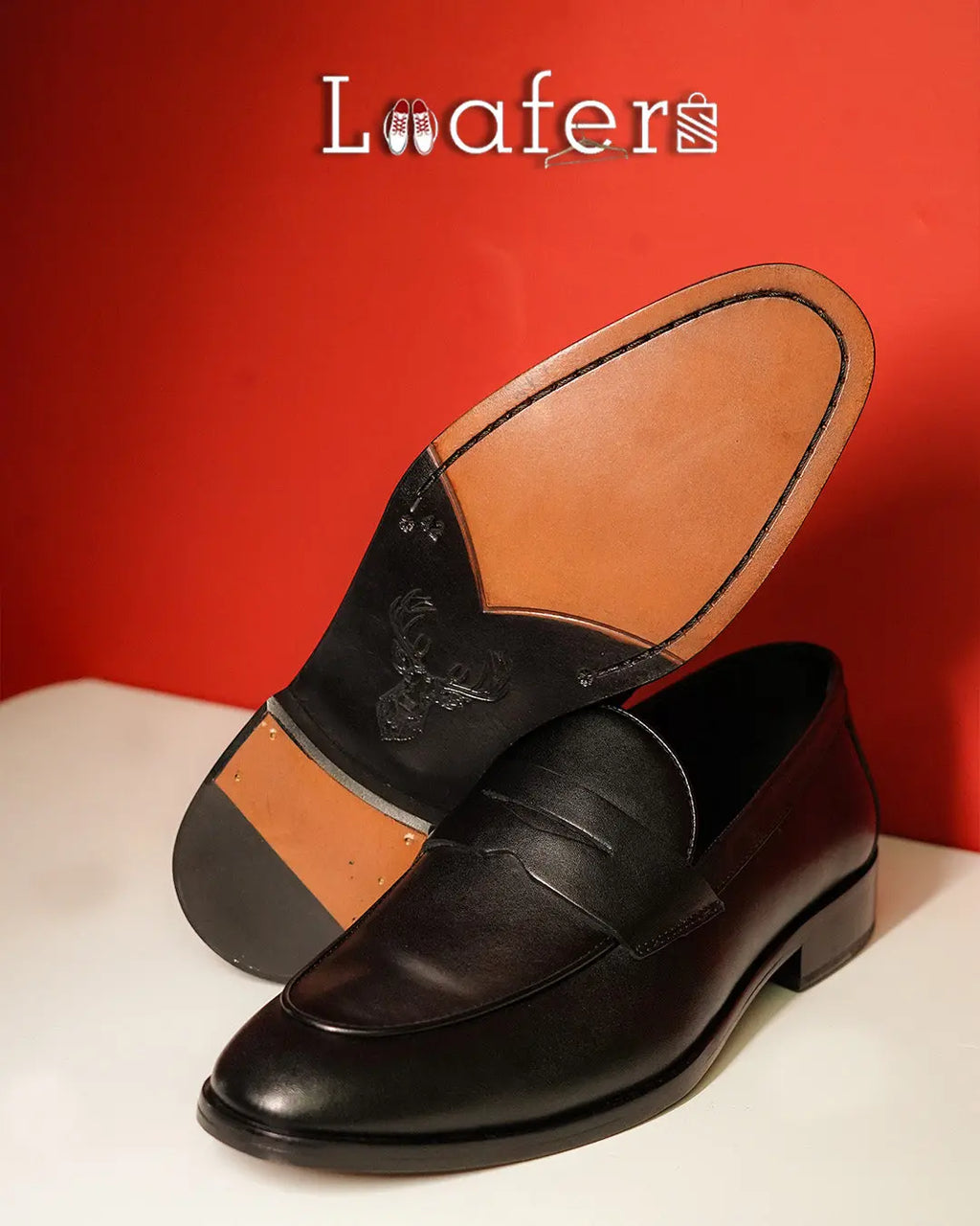 Black Luxe Loafers Loafers
