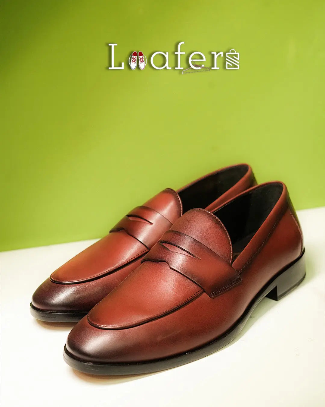 Red Luxe Loafers Loafers