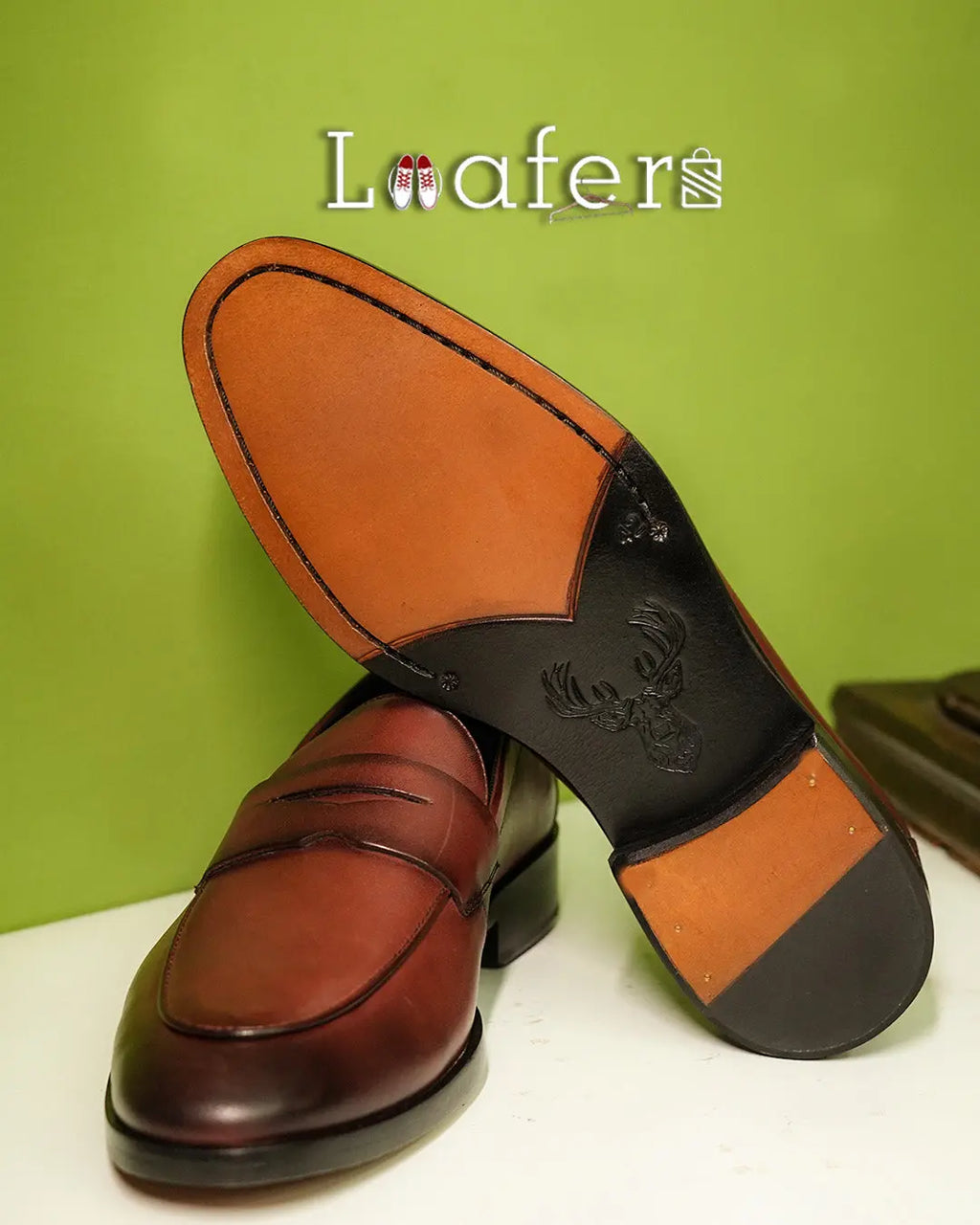 Red Luxe Loafers Loafers