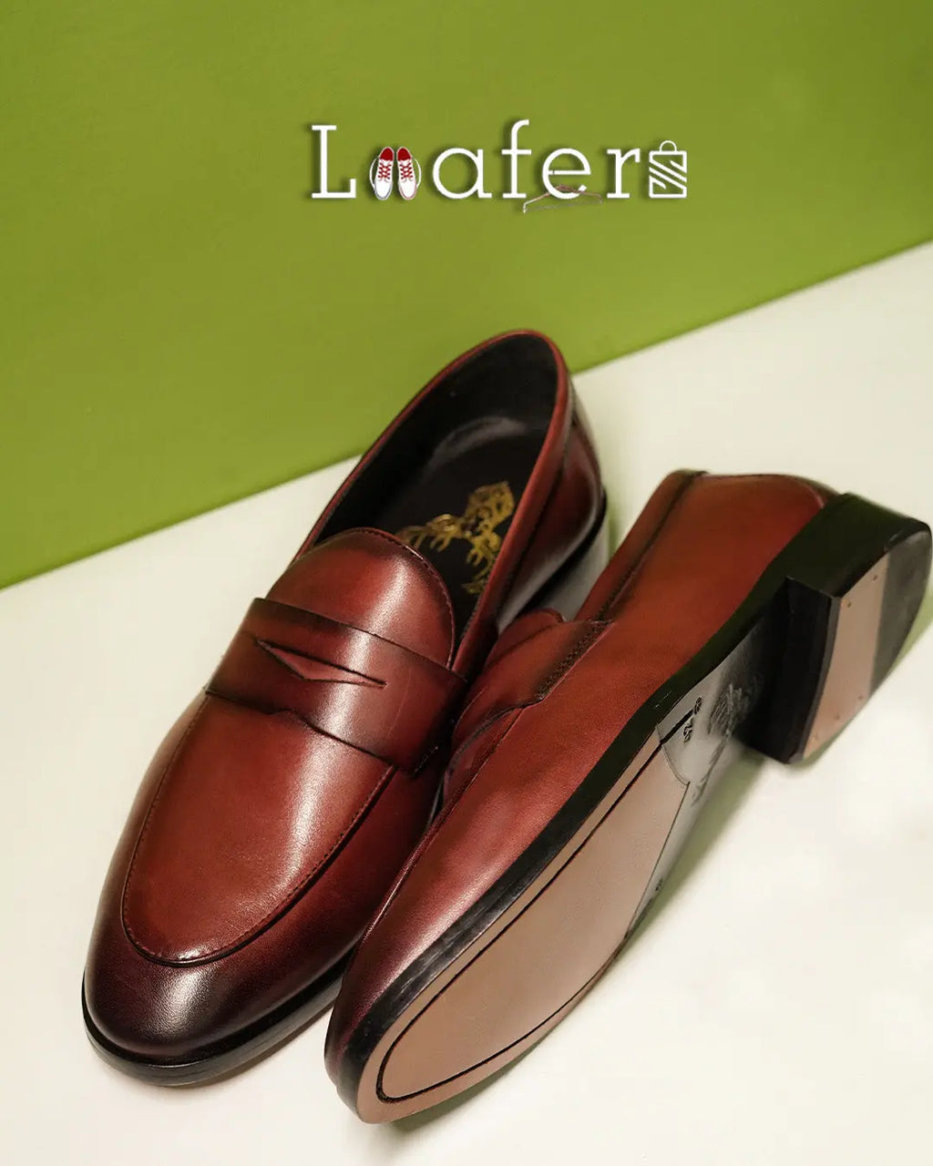 Red Luxe Loafers Loafers